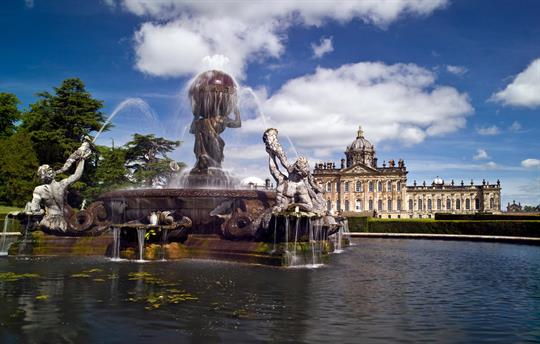 Atlas  fountain Castle Howard