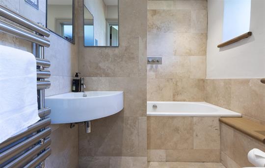 Natural Stone Bathroom with Shower