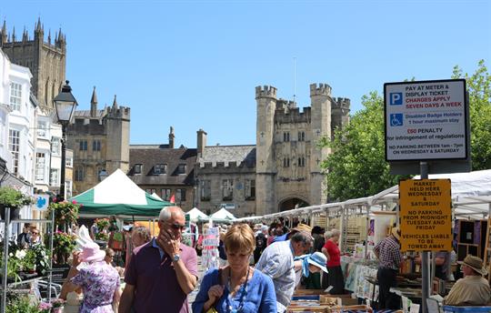 Market Day in Wells