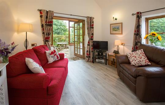 The Granary cottage living room 