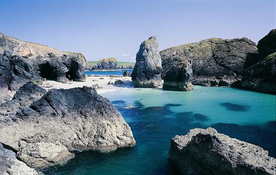 Kynance Cove near Trelowarren