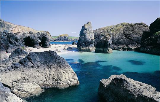 Kynance Cove near Trelowarren
