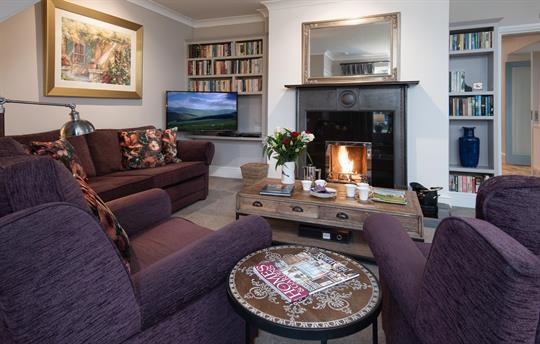 Comfort and log fire at Beacon Hill
