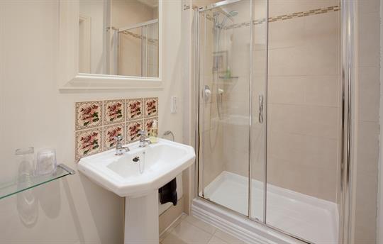 Larch en suite bathroom