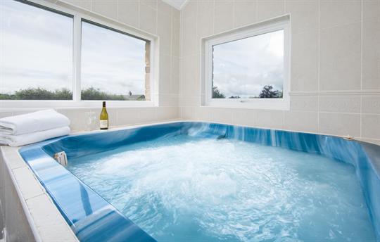 Hot tab and heated pool