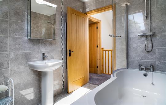 Cych cottage bathroom