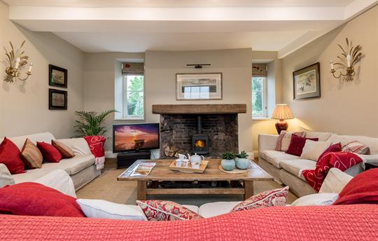 TV room at Monnington House