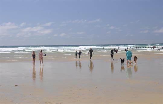 Local beach - Mawgan Porth