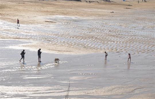 Local beach - Harlyn bay