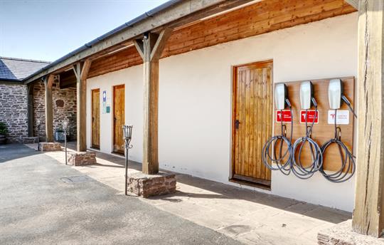 Fast car charging points