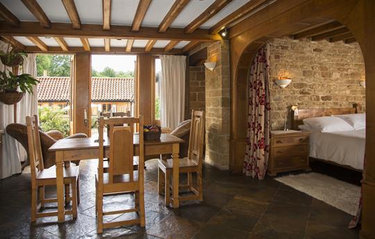 Chestnut Bedroom and living room