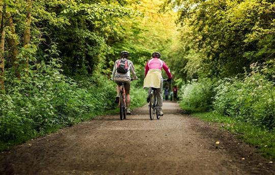 Riding Bikes Tissington Trail