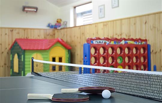 Games room - who's for table tennis!