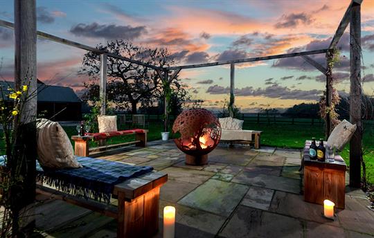 Enjoy an evening by the fireball