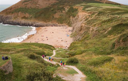 Mwnt beach