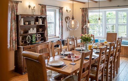 Croft House dining room