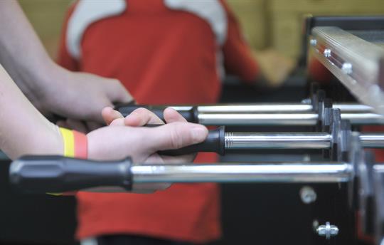 The Big Play Barn table football