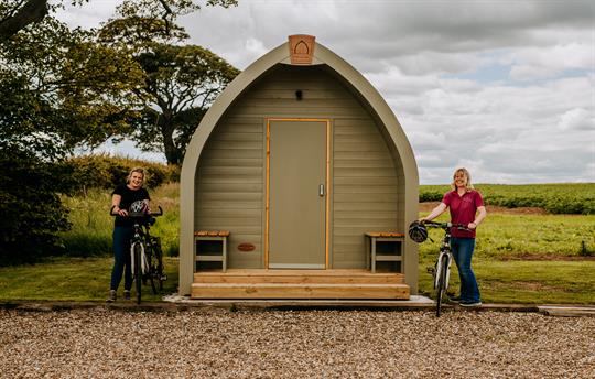 High Barn cycle store