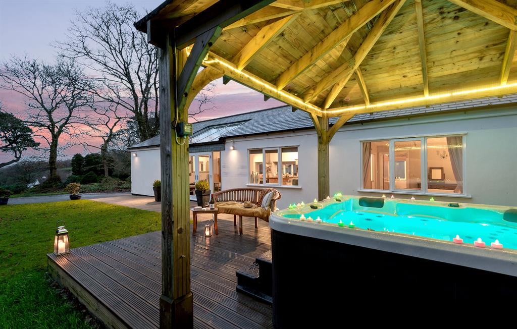 Relax in your private hot tub