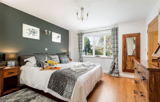 Bedroom with superking bed