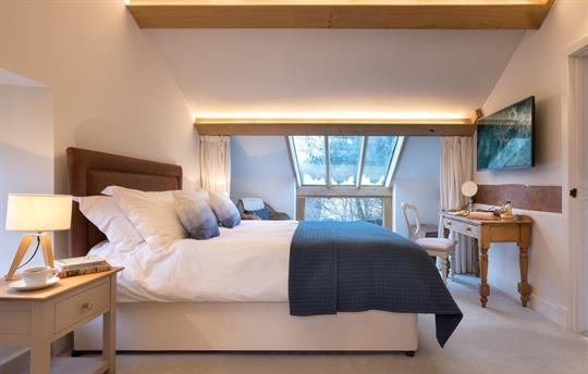 Master bedroom with a gorgeous view