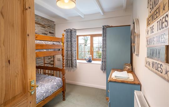 The bunk bedroom in The Stable