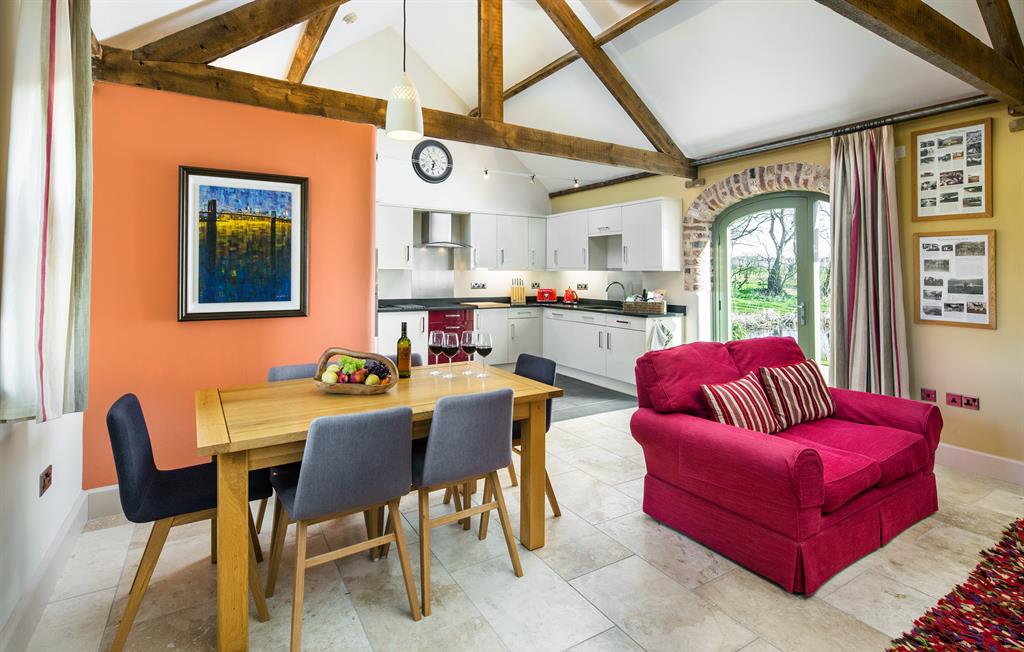 The Spinney  open -plan living area