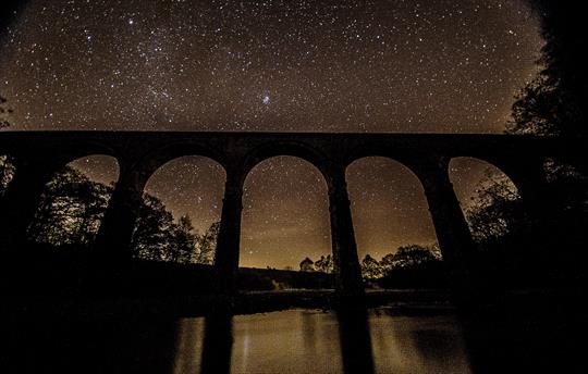 Star gazing Lambley Viaduct