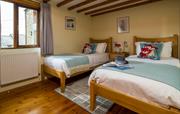 Haydon's colourful and comfortable twin bedroom