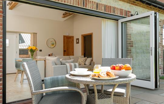 Holstocks Patio and into the living area