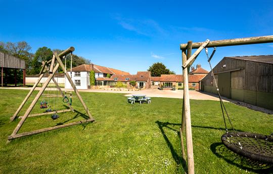 Cottages at Field House from the play area