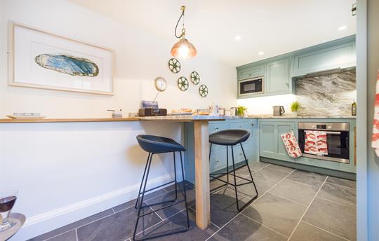 Dining and kitchen area