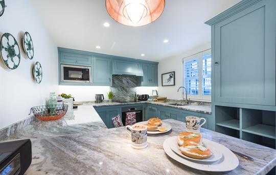 Dining and kitchen area