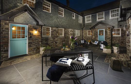 The Garth Courtyard at Night