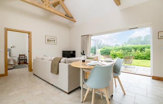 Open plan living area