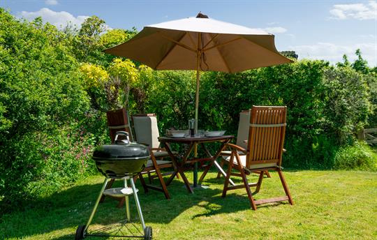 Enjoy a BBQ in the private garden area 