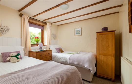 Cosy twin room on the ground floor