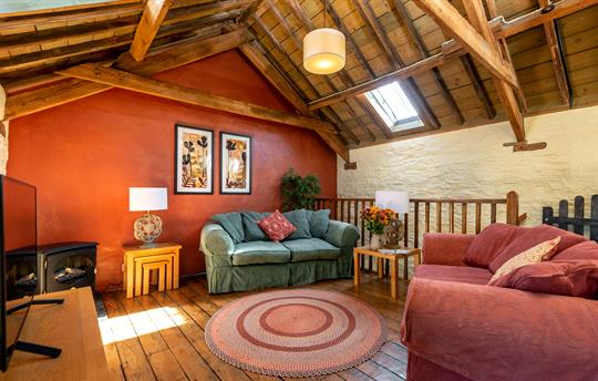 Mill House living room is rustic chic