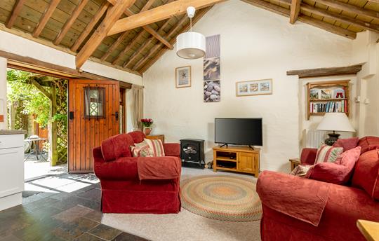 Open plan living all on the ground floor