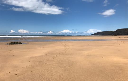 Head to one of the many sandy beaches nearby