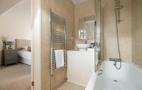 En suite bathroom