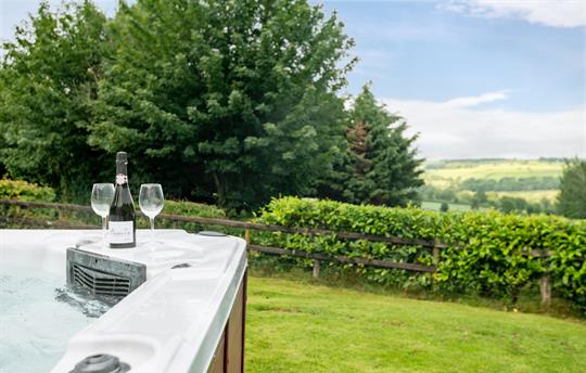 Hot tub with views