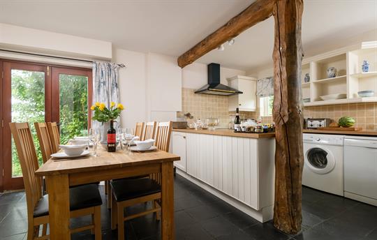 Relax in the fabulous kitchen