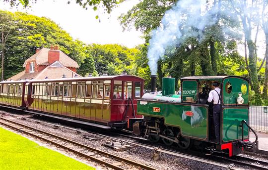 Woody Bay Steam Train