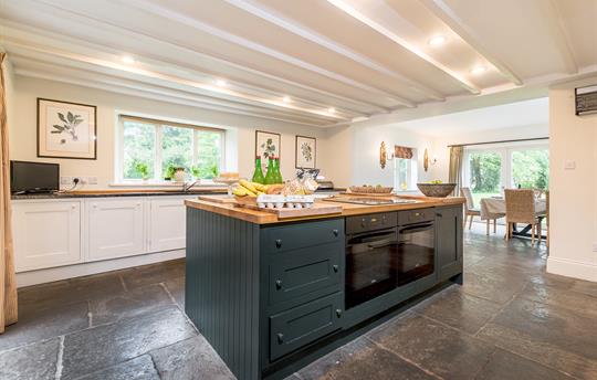 Fabulous working kitchen at Monnington House