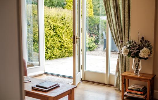 Pheasant Living Room Patio doors