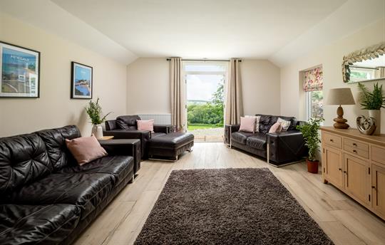 Lounge looking out to views