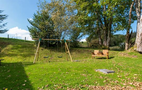 Swings in the garden