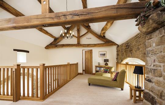 Gallery in 300 year old barn conversion