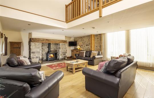 Relax in the spacious lounge